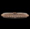 14KT Rose Gold 3.28 ctw Diamond Tennis Bracelet