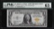 1935A $1 North Africa WWII Emergency Silver Certificate Note PMG CU63