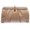 Judith Leiber Beige Snakeskin Clutch