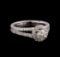 1.06 ctw Diamond Ring - 14KT White Gold