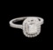 1.21 ctw Diamond Ring - 14KT White Gold