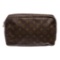 Louis Vuitton Monogram Canvas Leather Toiletry Pouch Bag