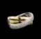 14KT Two-Tone Gold 0.47 ctw Diamond Ring