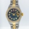 Rolex Two-Tone Tahitian MOP VVS Diamond Dial DateJust Ladies Watch