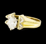 1.45 ctw Diamond Ring - 14KT Yellow Gold
