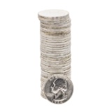 Roll of (40) 1964-D Brilliant Uncirculated Washington Quarters