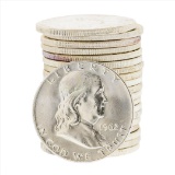 Roll of (20) 1962-D Brilliant Uncirculated Franklin Half Dollar Coins