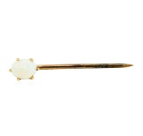 Opal Stick Pin - 10KT Yellow Gold