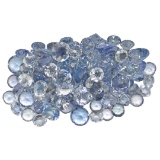 15.55 ctw Round Mixed Tanzanite Parcel