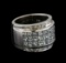 4.35 ctw Diamond Ring - 14KT White Gold