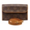 Louis Vuitton Monogram Canvas Leather Florentine Pochette Bag