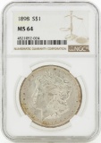 1898 MS64 NGC Morgan Silver Dollar