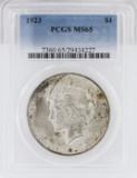 1923  MS65 Peace Silver Dollar