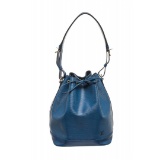 Louis Vuitton Blue Epi Leather Noe GM Drawstring Sholder Bag