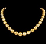 Pearl and Diamond Necklace