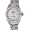 Rolex Stainless Steel Diamond DateJust Ladies Watch