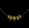 1.45 ctw Diamond Necklace - 22KT Yellow Gold