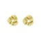 Braided Post Earrings - Gold Plated