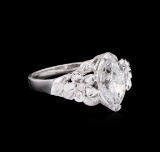 1.56 ctw Diamond Ring - 14KT White Gold