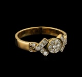 0.25 ctw Diamond Ring - 18KT Rose Gold