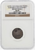 1279-1307 England Penny Durham S-1422 Edward I Bishop Insula Coin NGC XF45