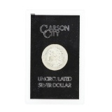 1878 Carson City Uncirculated Silver Dollar
