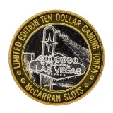 .999 Silver McCarran International Airport $10 Casino Limited Edition Gaming Tok