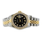 Rolex Two-Tone Diamond DateJust Ladies Watch