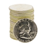 Roll of (20) 1963-D Brilliant Uncirculated Franklin Half Dollar Coins