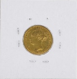 1884 Great Britain Half Sovereign Sheild Gold Coin Key Date