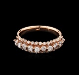 0.85 ctw Diamond Ring - 14KT Rose Gold