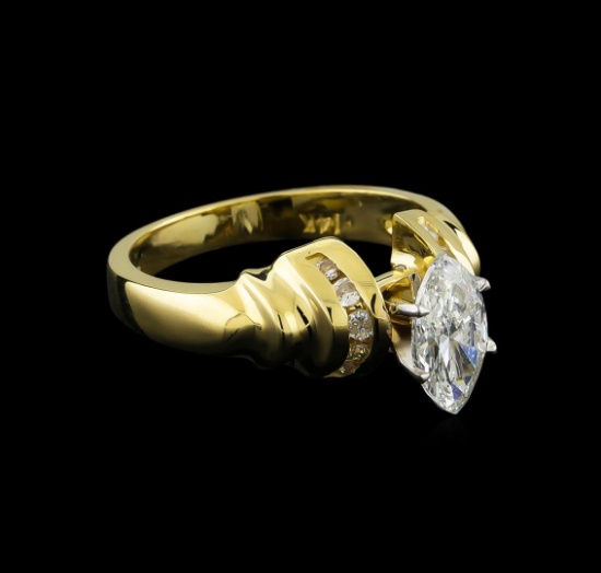 1.20 ctw Diamond Ring - 14KT Yellow Gold