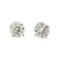 1.60 ctw Diamond Stud Earrings - 14KT White Gold