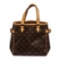Louis Vuitton Monogram Canvas Leather Batignolles Vertical PM Bag
