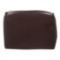 Ferragamo Brown Canvas Leather Pouch