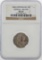 1844 Switzerland 10C Geneva Billon Coin NGC MS66