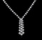14KT White Gold 1.90 ctw Diamond Necklace