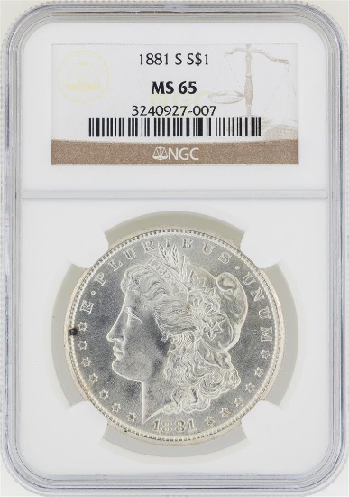 1881-S NGC MS 65 Morgan Silver Dollar