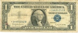 $1 VG+ Star Note Silver Certificate