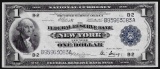 1918 $1 Federal Reserve Bank Note New York