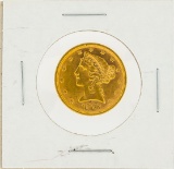 1897 $5 AU Liberty Head Half Eagle Gold Coin