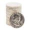 Roll of (20) 1963 Brilliant Uncirculated Franklin Half Dollar Coins