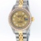 Rolex Two-Tone Diamond Quickset DateJust Ladies Watch
