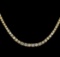 7.52 ctw Diamond Necklace - 14KT Yellow Gold