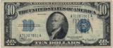 1934 $10 Silver Certificate Currency