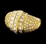 Diamond Ring - 18KT Yellow Gold