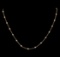 0.80 ctw Diamond Necklace - 18KT Rose Gold