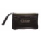 Chloe Black Leather Studded Small Pochette Handbag