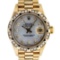 Rolex 18KT Gold President Diamond Ladies Watch