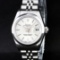 Rolex Stainless Steel Silver Index Smooth Bezel Quickset DateJust Ladies Watch